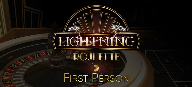First Person Lightning Roulette slot logo by Evolution at Star Casino