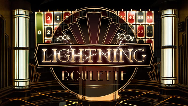 Lightning Roulette online game logo by Evolution on starcasinoit.org